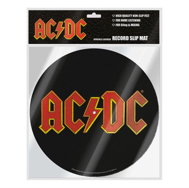 AC/DC - AC/DC Logo Slipmat [Slip Mat] – Paladin Vinyl