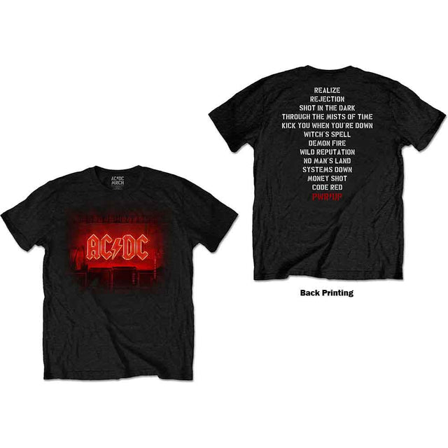 AC/DC - Dark Stage/Track list [T-Shirt]