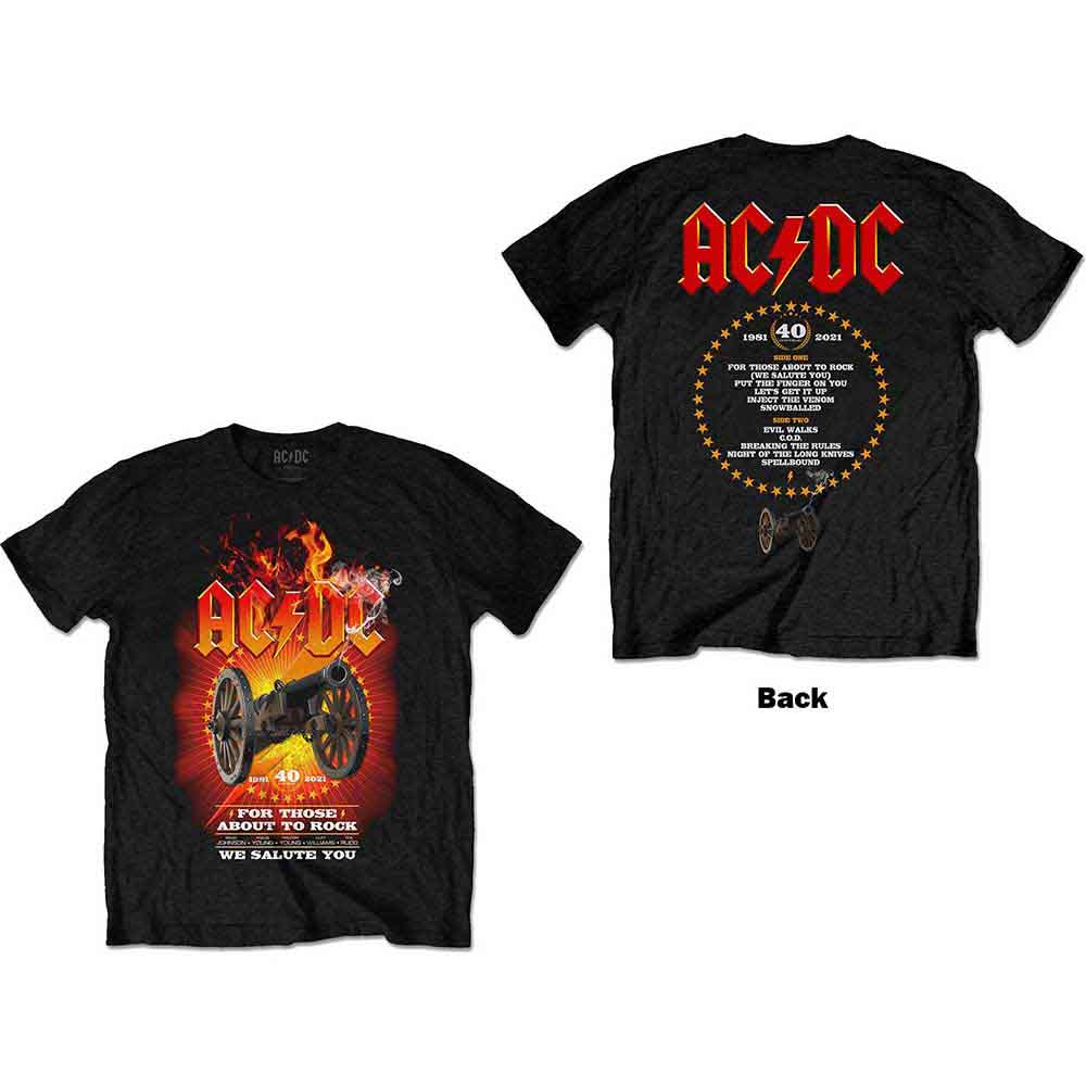 AC/DC - FTATR 40th Flaming [T-Shirt]