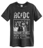 AC/DC Highway To Hell Poster Vintage T-Shirt (Charcoal) [T-Shirt]
