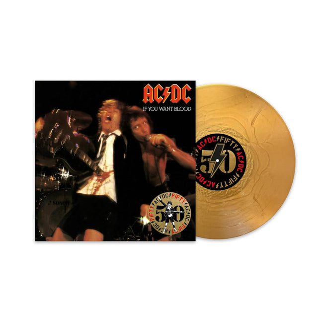 AC/DC - If You Want Blood You've Got It (50th Anniversary Edition, Gold Color Vinyl) [Vinyl]