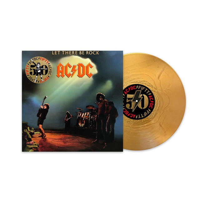 AC/DC - Let There Be Rock (Edición del 50.° aniversario, vinilo color dorado) [Vinilo]