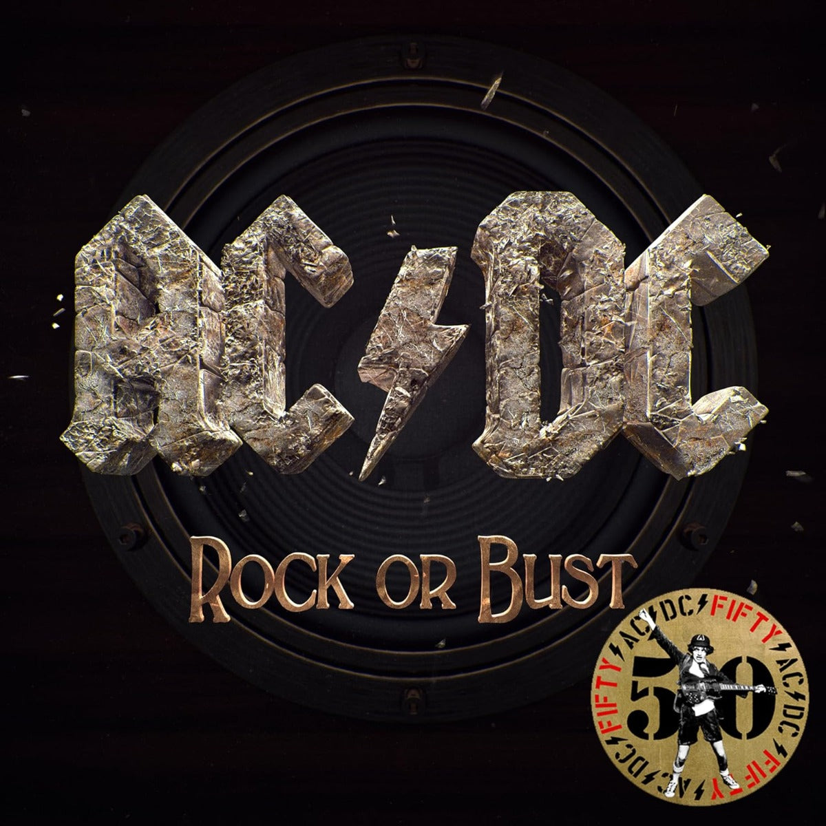 AC/DC - Rock Or Bust (50th Anniversary Edition, Gold Color Vinyl) [Vinyl] - Paladin Vinyl