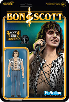AC/DC - Super7 - AC/DC - ReAction Figures - Bon Scott (High Voltage) (Collectible, Figure, Action Figure) [Action Figure]