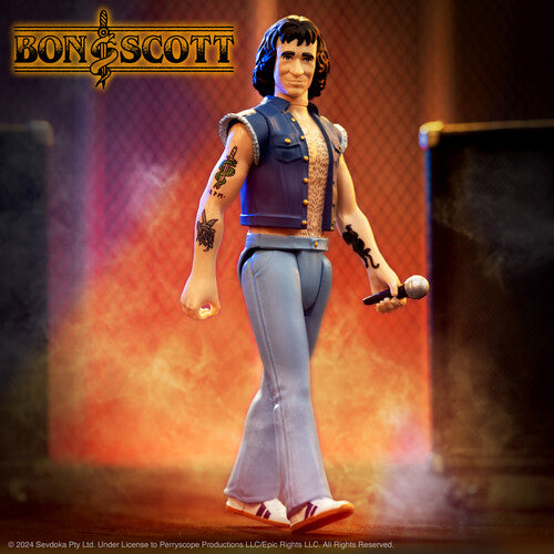 Super7 - Bon Scott - Reaction - Bon Scott (Collectible, Figure, Action Figure) [Action Figure]