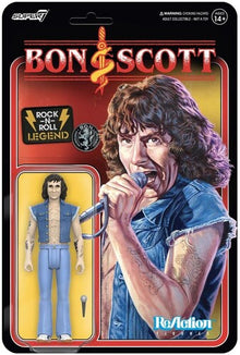 Super7 - Bon Scott - Reaction - Bon Scott (Collectible, Figure, Action Figure) [Action Figure]