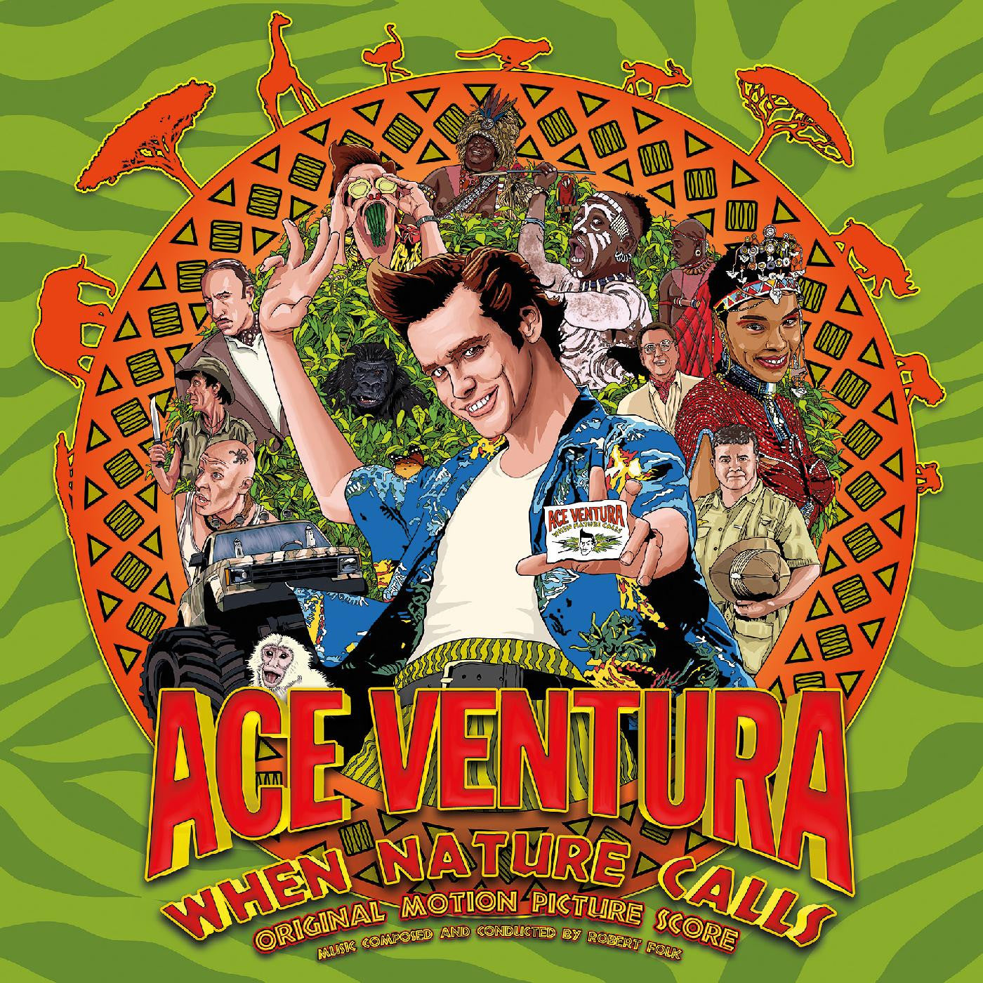 Various Artists - Ace Ventura: When Nature Calls OST [Turquoise/Orange Split, Red Splatter] [Vinyl]