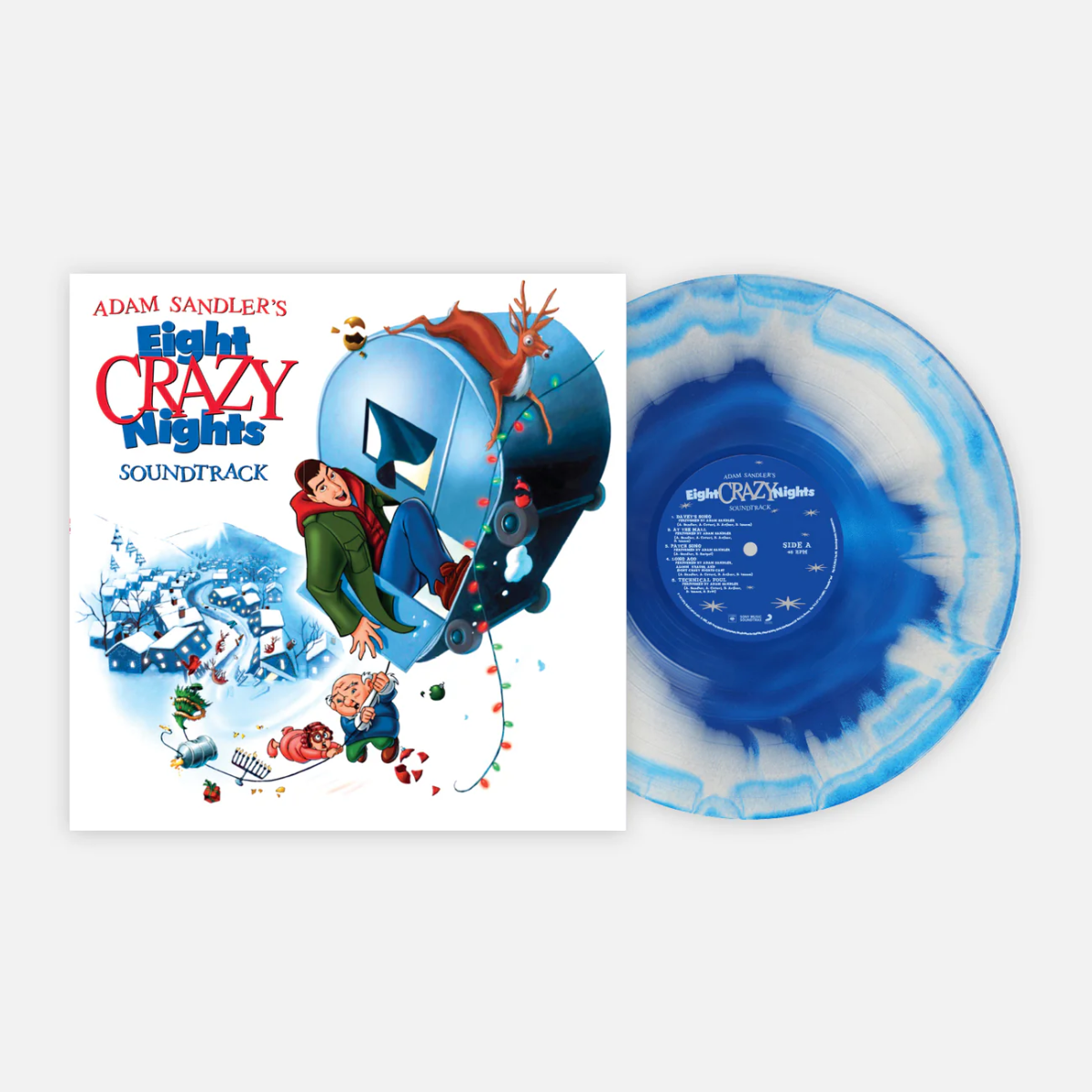 Adam Sandler - Eight Crazy Nights (Banda sonora original de la película) (Edición limitada, vinilo de color "Blue-In-Whitey") [Vinilo]