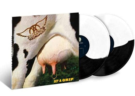 Aerosmith Get a Grip (Limited Edition, Black & White Split Colored Vinyl) (2 Lp's) [Vinyl]