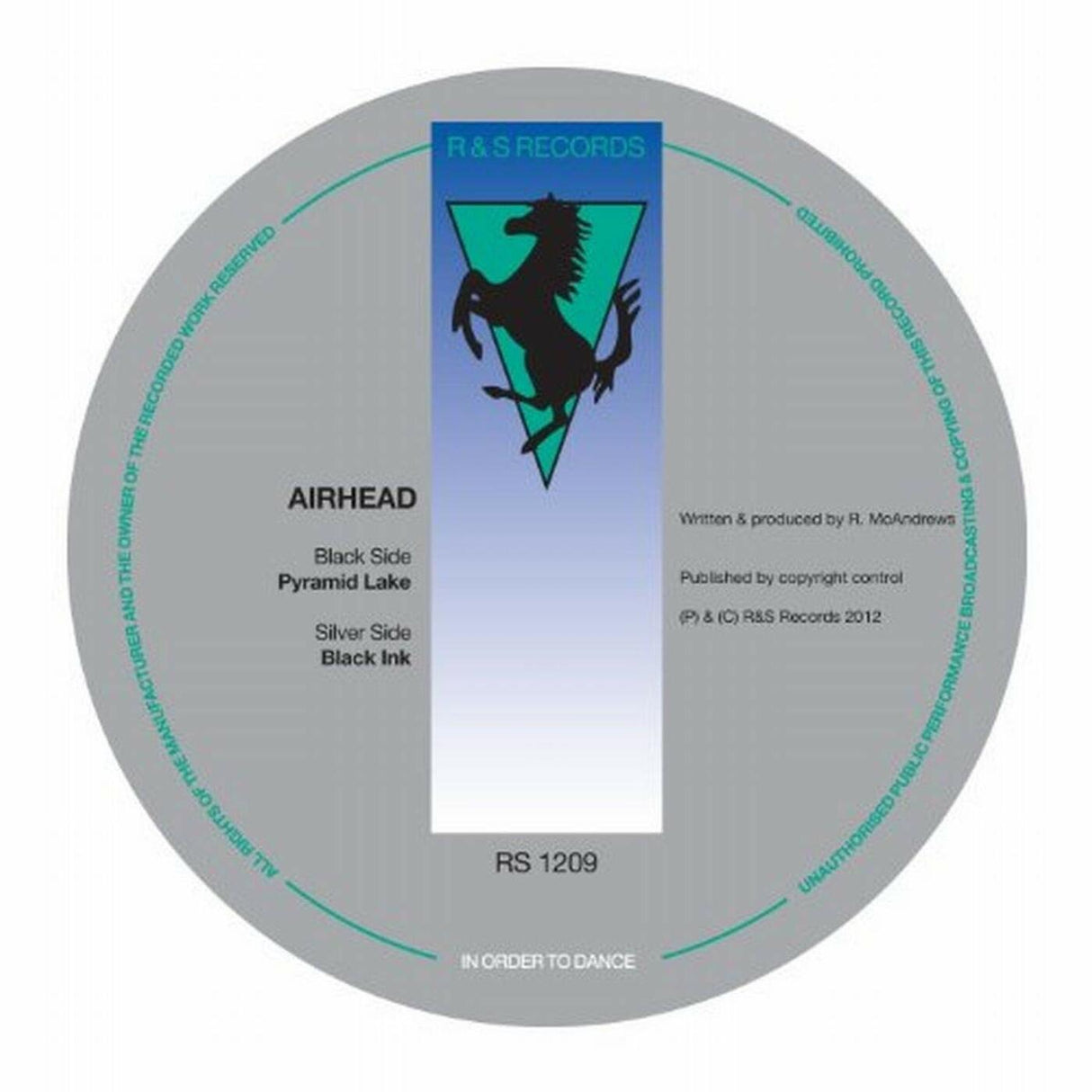 Airhead - Pyramid Lake / Black Ink - 12" [Vinyl]