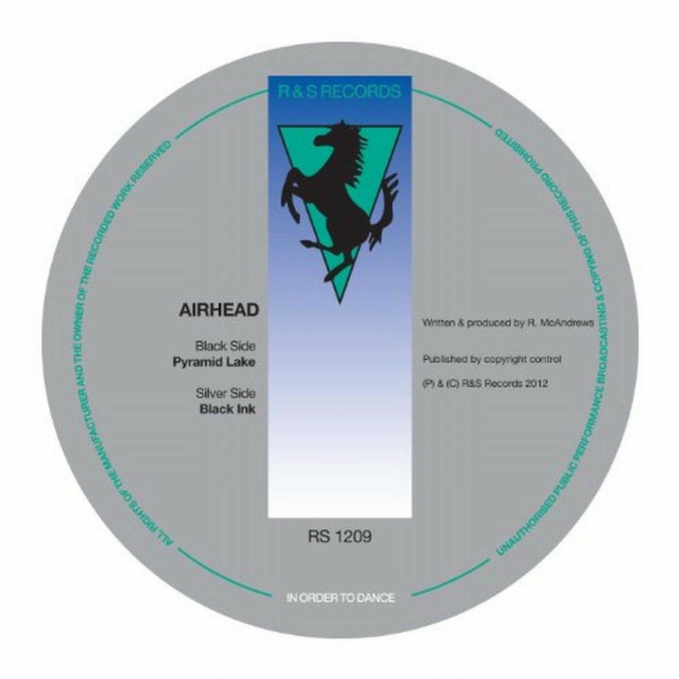 Airhead - Pyramid Lake / Black Ink - 12" [Vinyl] - Paladin Vinyl
