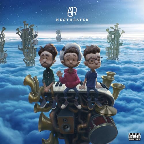Ajr - Neotheater (Clear with Blue Splatter) [Vinyl] - Paladin Vinyl