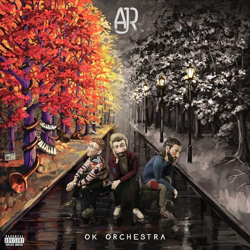 Ajr - OK ORCHESTRA (Clear with Orange Splatter) [Vinyl] - Paladin Vinyl