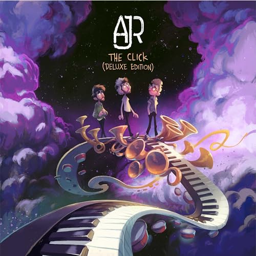 Ajr - The Click (Deluxe) [Transparente con salpicaduras rojas] [Vinilo]