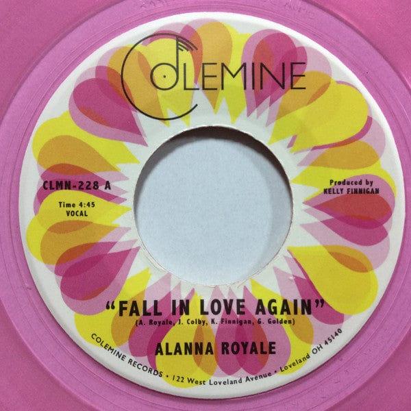 Alanna Royale - Fall In Love Again - Vinilo transparente rosa (Vinilo transparente, rosa) (Single de 7") [Vinilo]