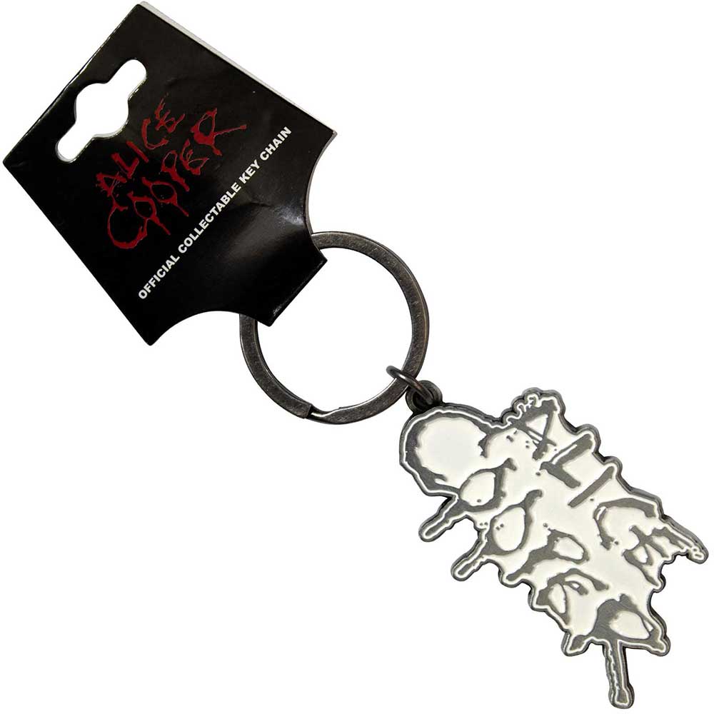 Alice Cooper Dripping Logo Silver [Keychain]