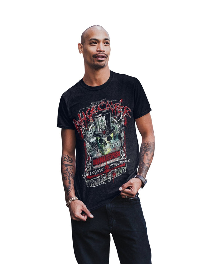 Alice Cooper Nightmare Express Jumbo Print T-Shirt