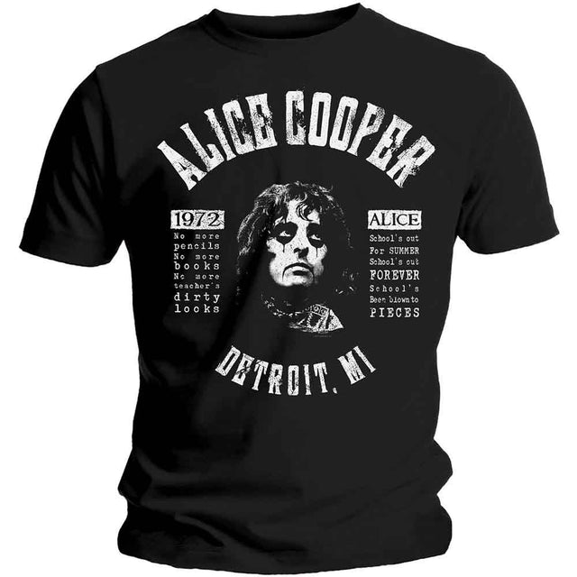 Alice Cooper School's Out Lyrics T-Shirt