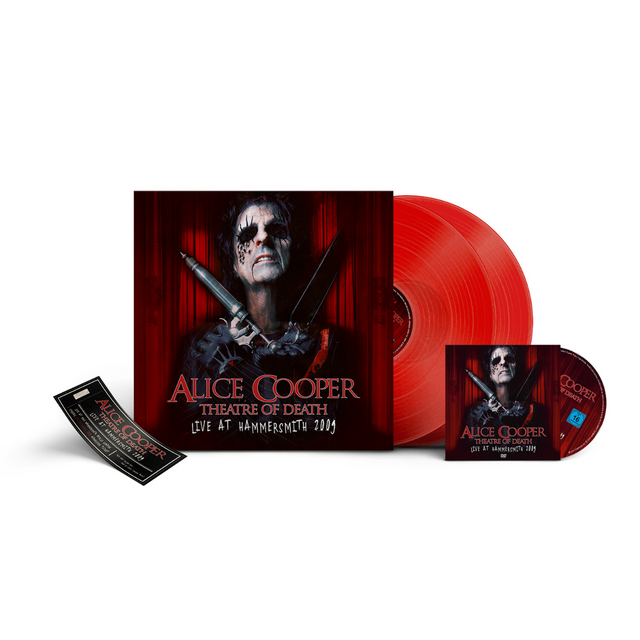 Alice Cooper - Theatre Of Death: Live At Hammersmith 2009 (Con DVD, Vinilo de color, Rojo) (2 LP) [Vinilo]