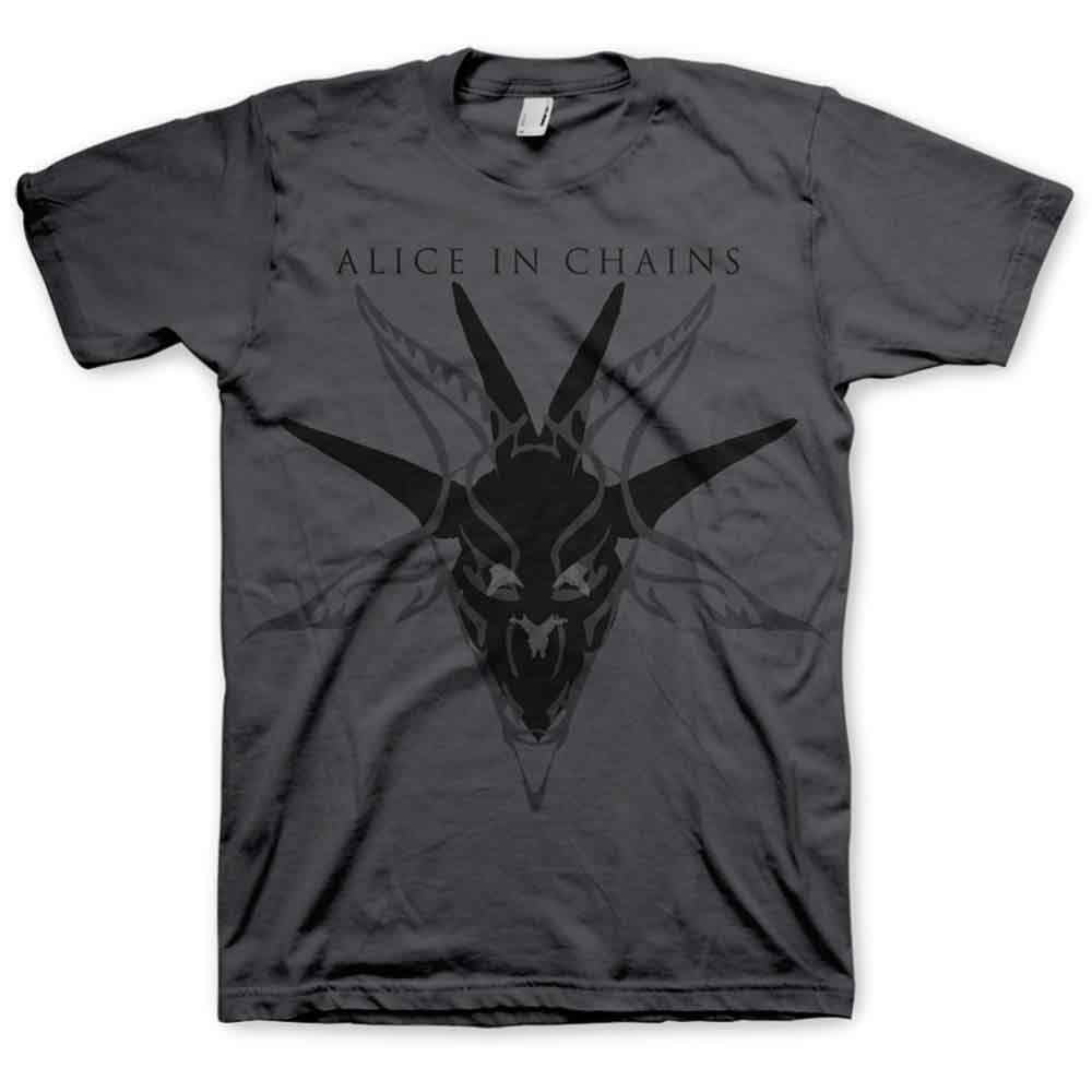 Alice In Chains - Camiseta con calavera negra