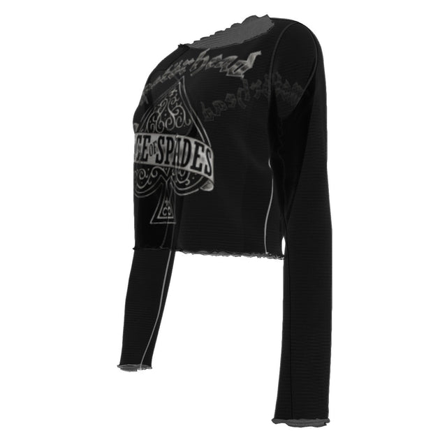 Motorhead Women's Mesh Long Sleeve Top