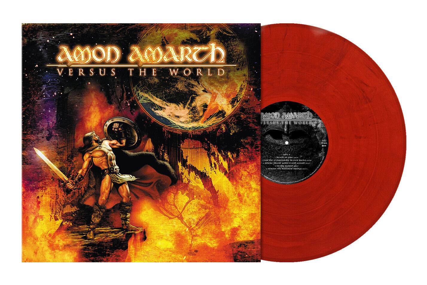 Amon Amarth - Versus The World (Edición limitada, vinilo jaspeado rojo carmesí) [Vinilo]