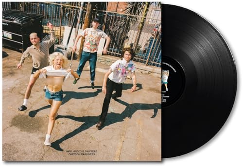 Amyl And The Sniffers - Cartoon Darkness [Cartoon Black Edition] [Explicit Content] (Poster) [Vinyl]