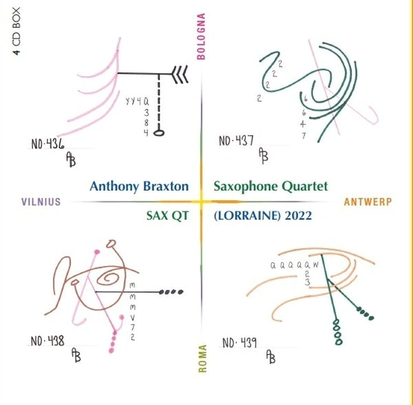 ANTHONY BRAXTON SAXOPHONE QUARTET - Sax Qt (Lorraine) 2022 [CD]