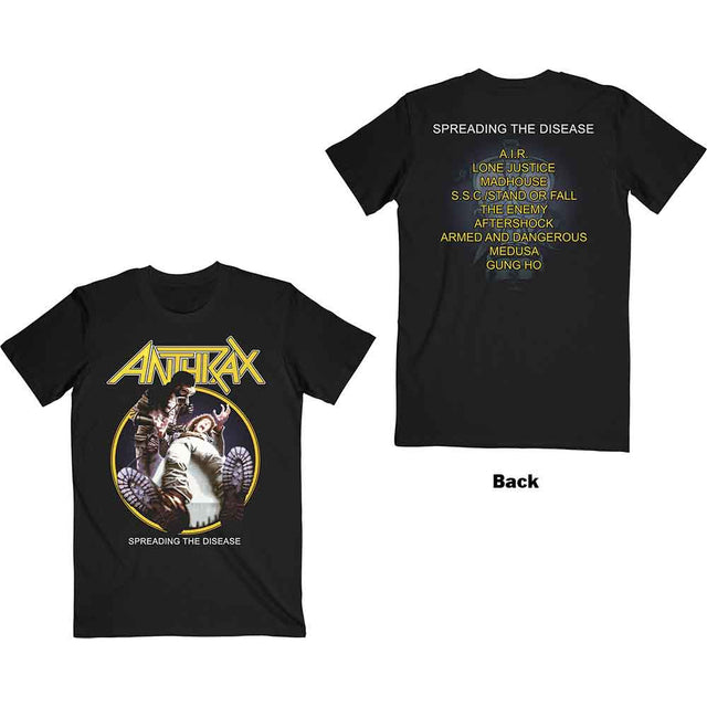 Anthrax - Spreading The Disease Track list [T-Shirt]