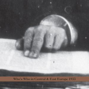 Who's Who in Central Europe 1933 [CD]