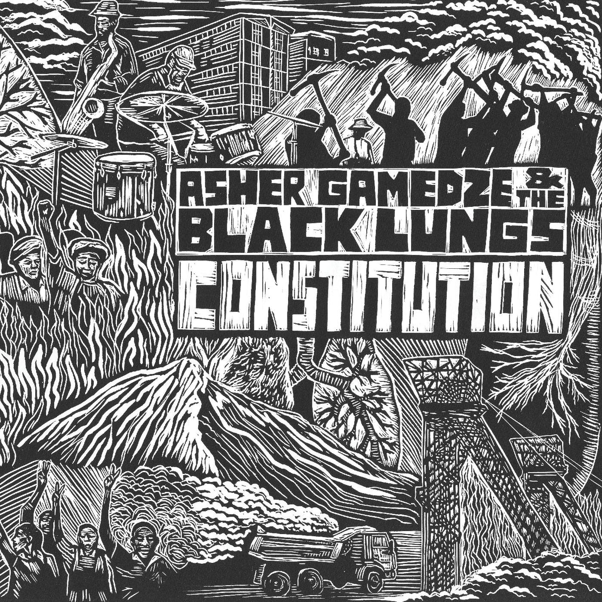 Asher & The Black Lungs Gamedze - Constitution [CD]