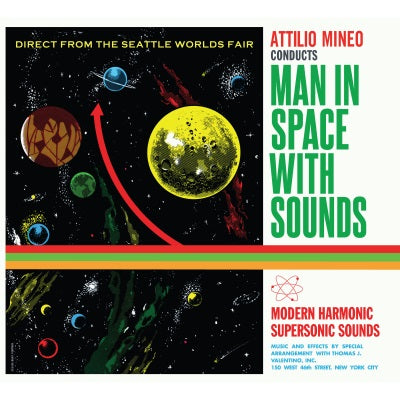 Man In Space With Sounds (GREEN & YELLOW SWIRL VINYL) [Vinyl] - Paladin Vinyl