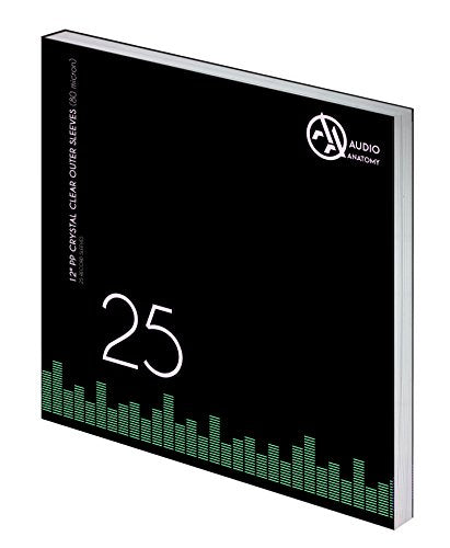 Audio Anatomy - 25X 12" PP CRYSTAL CLEAR OUTER SLEEVES (80 MICRON) [Sleeves]