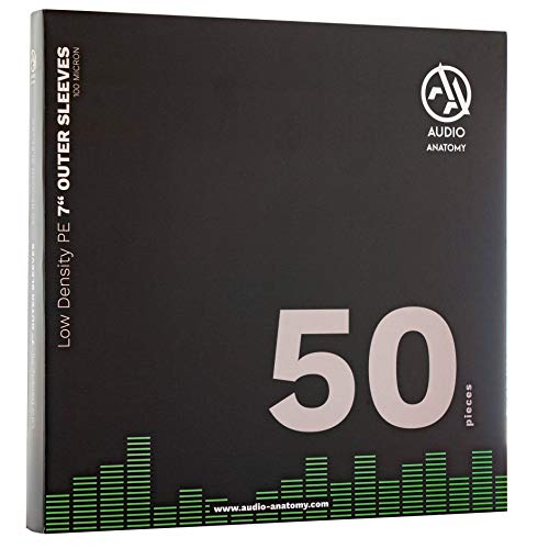 Audio Anatomy - 50X 7" PE LOW DENSITY OUTER SLEEVES (100 Micron) [Sleeves]