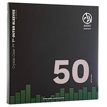 Anatomía en audio: 50 fundas exteriores transparentes de polipropileno de 7" (90 MICRAS) [Fundas]