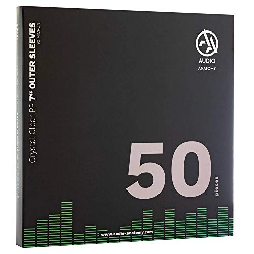 Audio Anatomy - 50X 7" PP CRYSTAL CLEAR OUTER SLEEVES (90 MICRON) [Sleeves]