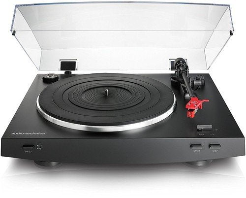 AT-LP3BK - Fully automatic belt-drive stereo turntable with switchable preamp modes, black [Turntables]