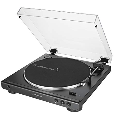AT-LP60X-BK Fully Automatic Belt-Drive Stereo Turntable, Black [Turntables]