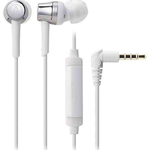 ATH-CKR30ISSV - In-ear headphones with in-line mic and control, silver [Speakers]