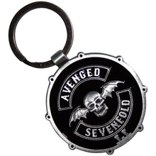 Avenged Sevenfold Deathbat Crest Drum Double-Sided [Keychain]