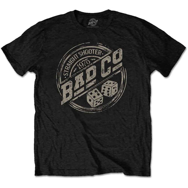 Bad Company - Camiseta con el logo de Straight Shooter