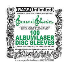 Bags Unlimited Spplp1234R 12"Loose Fit Resealable Poly Sleeves-100Ct [Vinyl Accessories]
