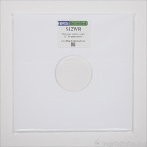 - Bags Unlimited S12WR 12" White Paper Inner Sleeve-100ct [Bags]