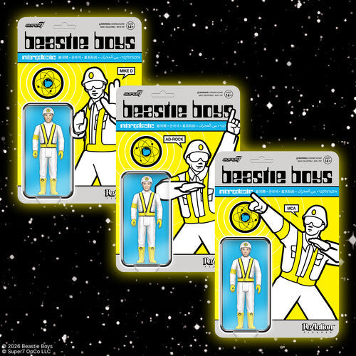 Beastie Boys - Super7 - Beastie Boys - ReAction Figures Wv4 - Ad-Rock (Intergalactic Crossing Guard) (Collectible, Action Figure) [Action Figure]