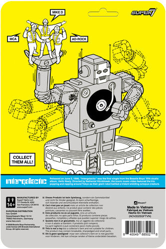 Beastie Boys - Super7 - Beastie Boys - ReAction Figures Wv4 - MCA (Intergalactic Crossing Guard) (Collectible, Action Figure) [Action Figure]
