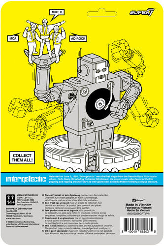 Beastie Boys - Super7 - Beastie Boys - ReAction Figures Wv4 - Mike D (Intergalactic Crossing Guard) (Collectible, Action Figure) [Action Figure]