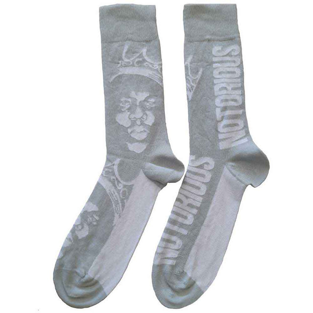 Biggie Smalls Crown Monochrome [Socks]