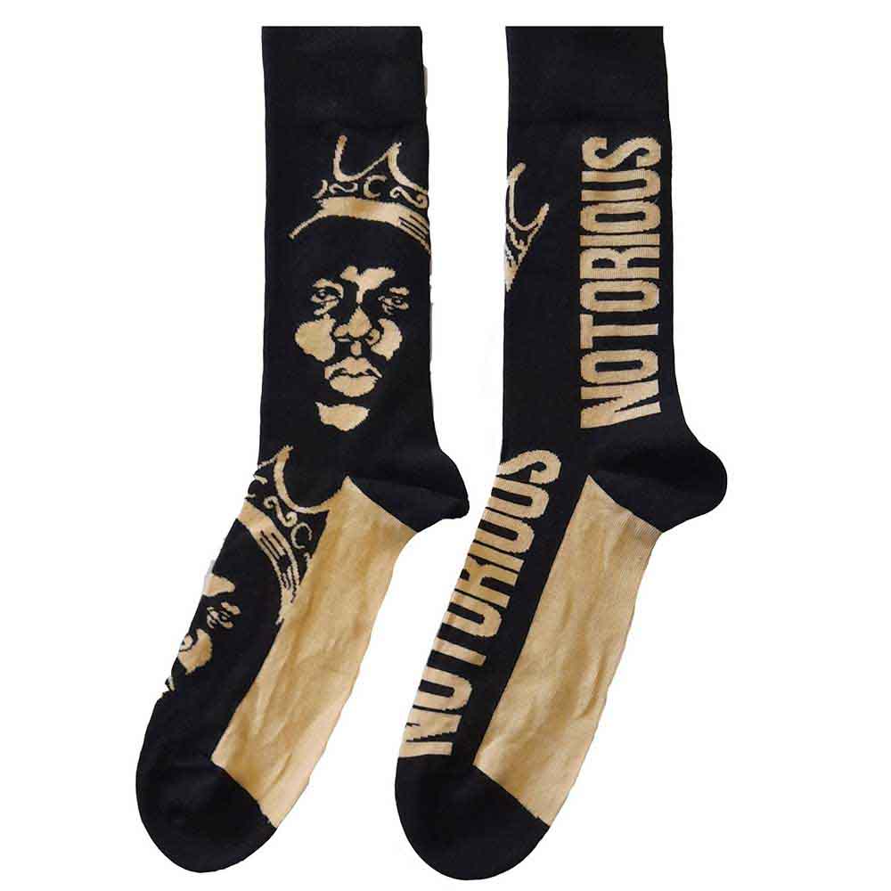 Biggie Smalls - Gold Crown [Socks]