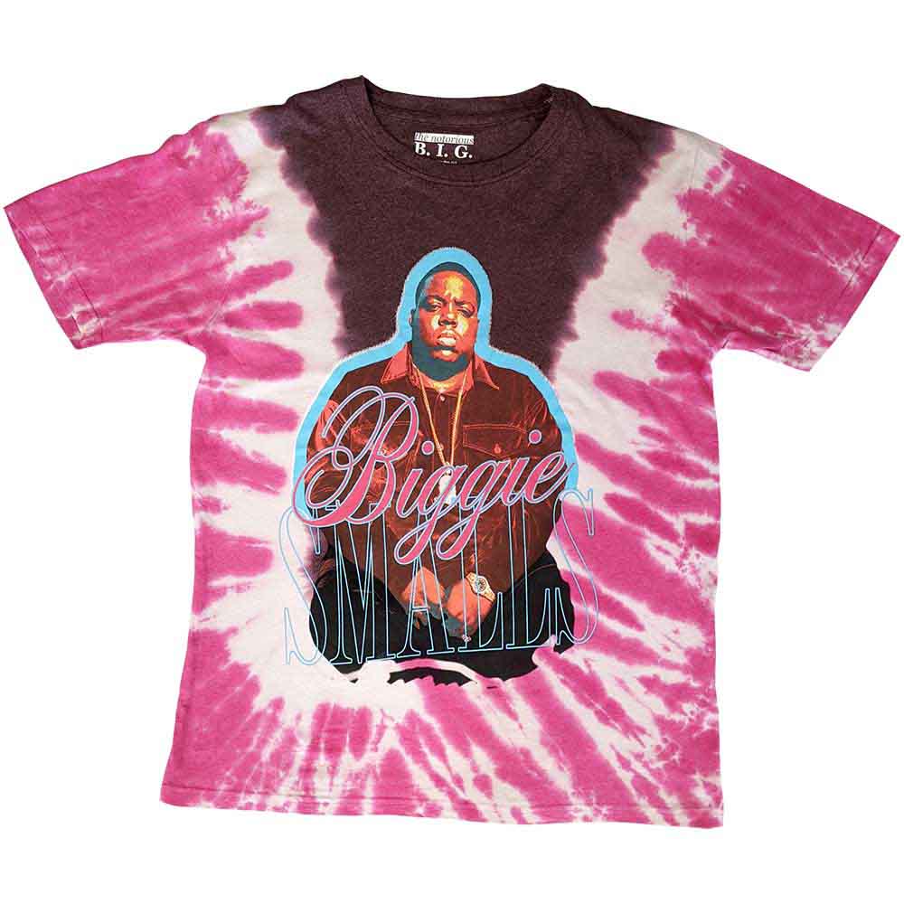 Biggie Smalls - Camiseta con brillo de neón