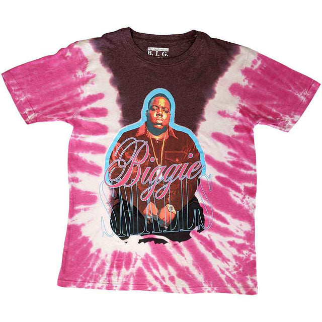 Biggie Smalls - Camiseta con brillo de neón